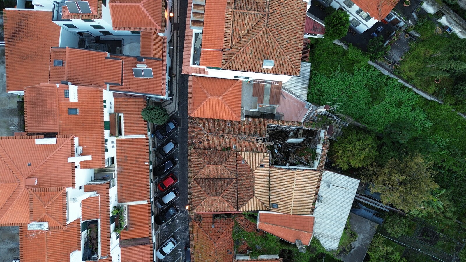 Telhados do centro do Funchal